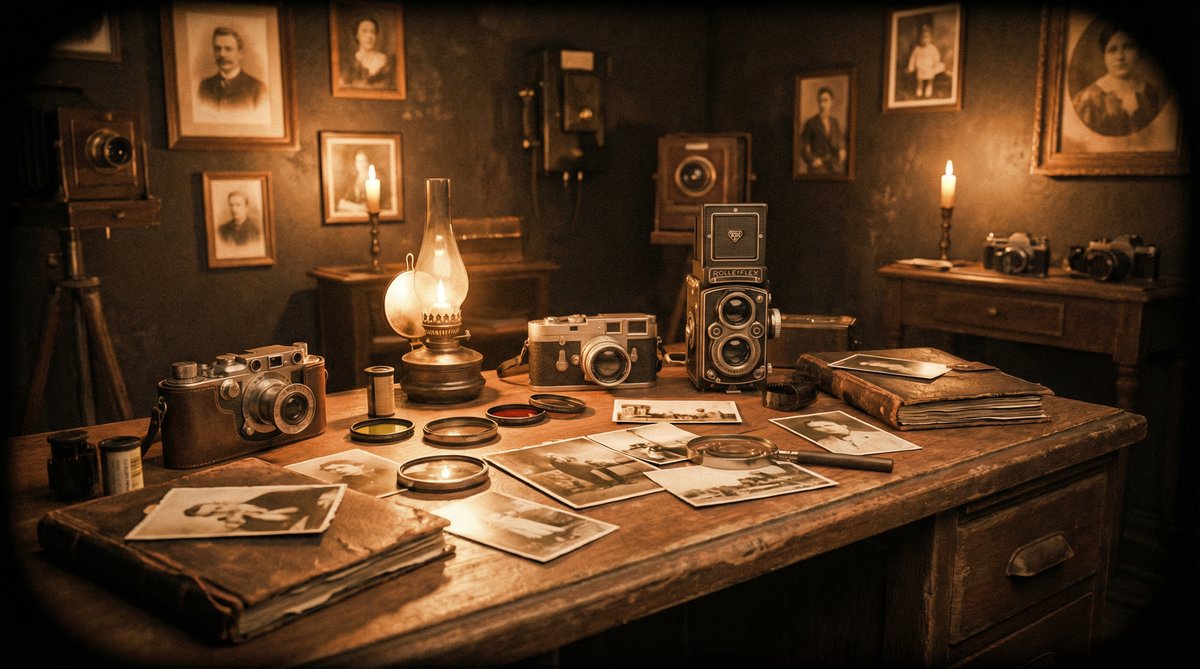 17c复古摄影工作室 - 老式相机与胶片影像